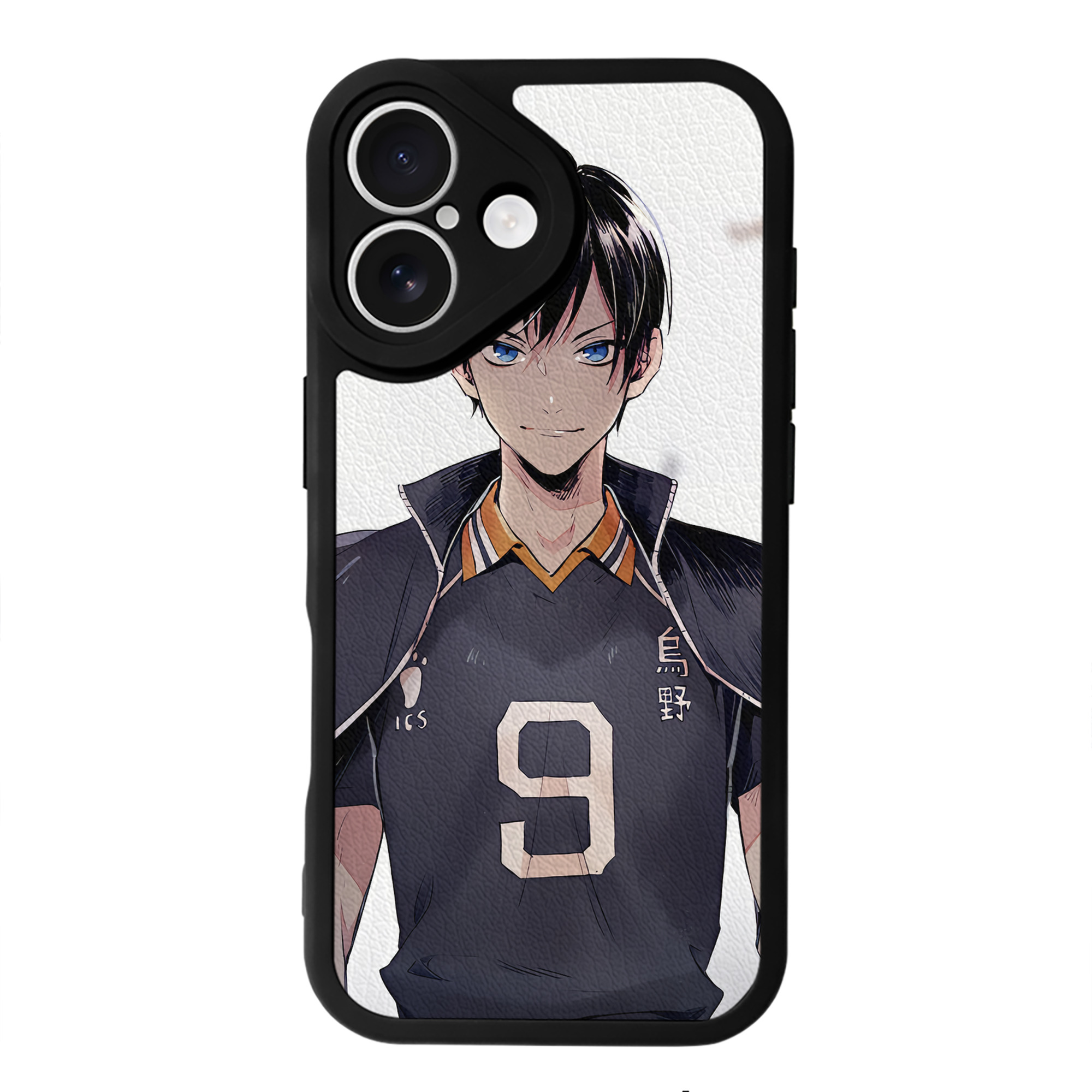 （画像用） ハイキュー!! Haikyu!! 【iPhone 16シリーズ対応】シリコンスマホケース（レザー調） 材質：シリコン